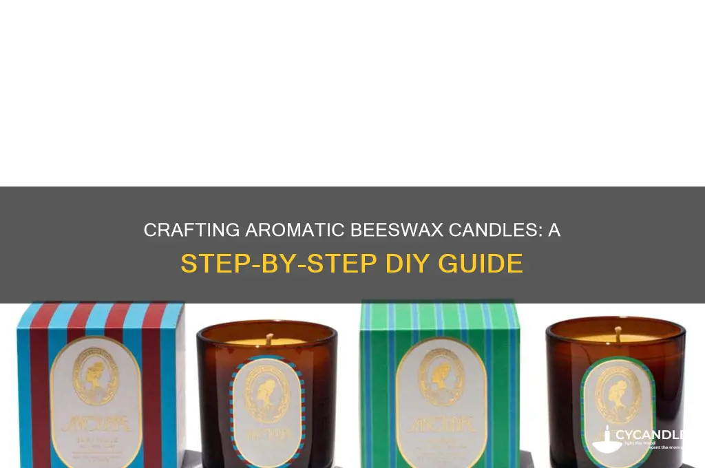 how to make scented beeswax candles