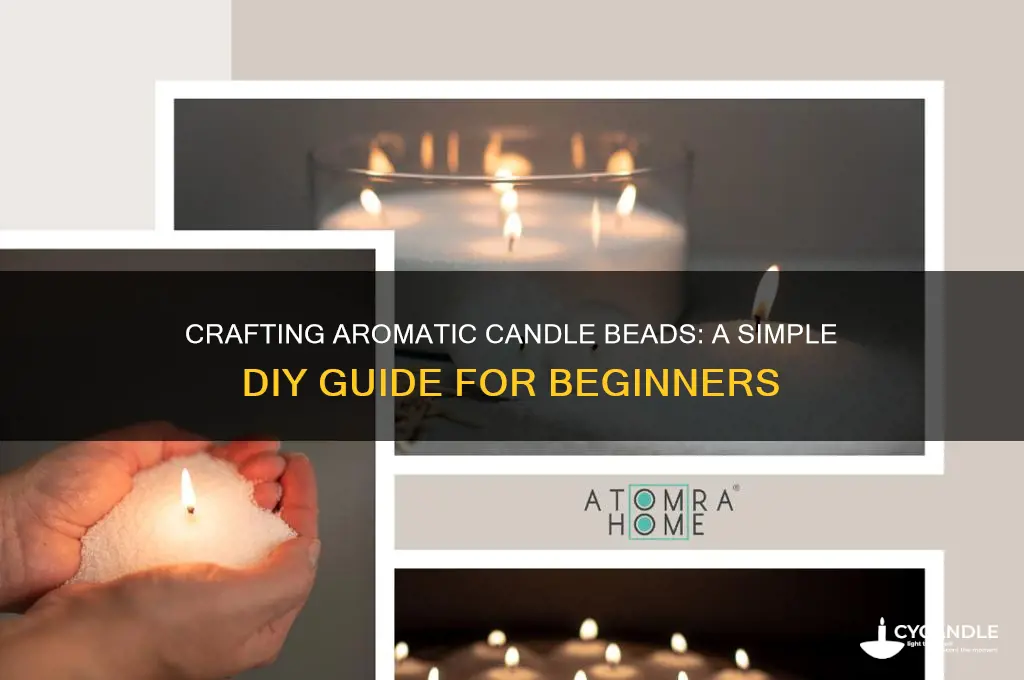 how to make scented candle beads
