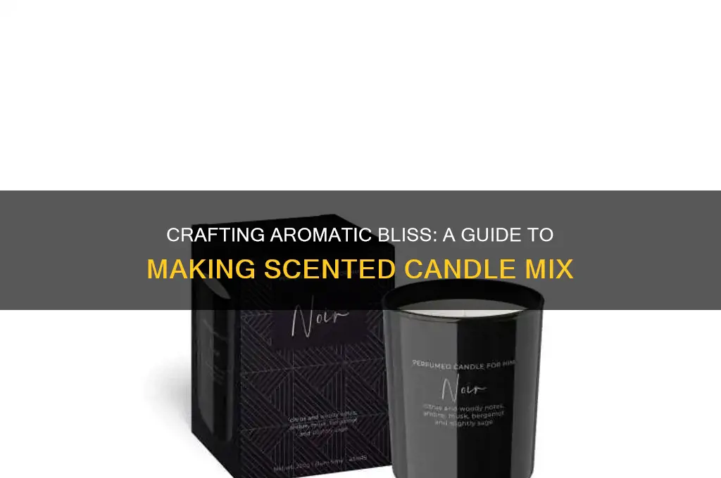 how to make scented candle mix