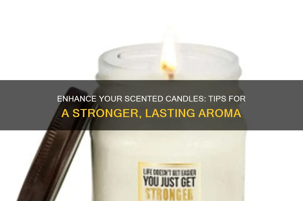 how to make scented candle smell stronger