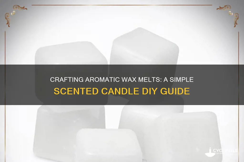 how to make scented candle wax melts