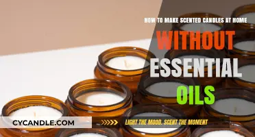 Crafting Fragrant Homemade Candles: A Guide Without Essential Oils