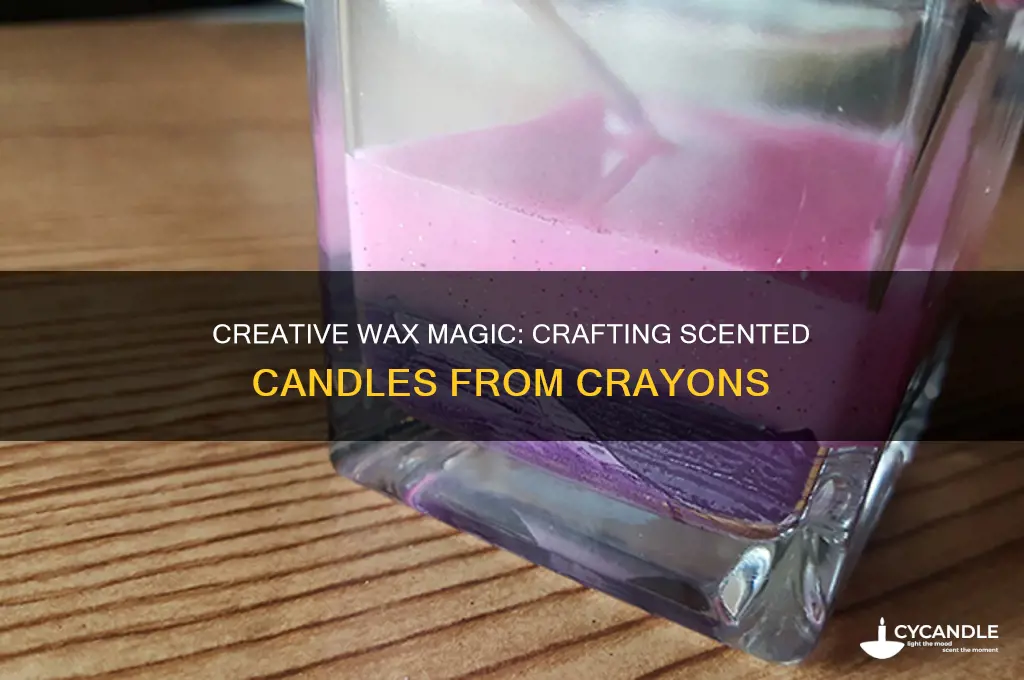how to make scented candles from crayons