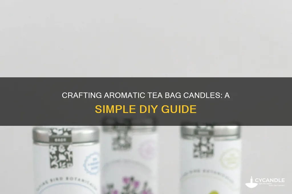 how to make scented candles from tea bags