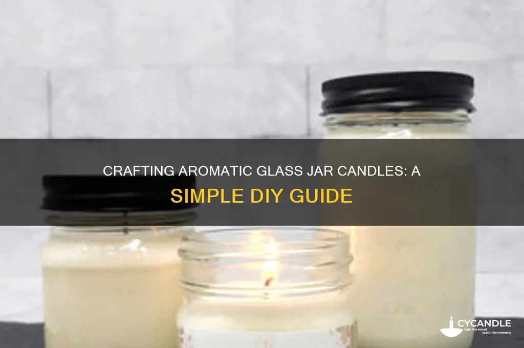 how to make scented candles in a glass jar