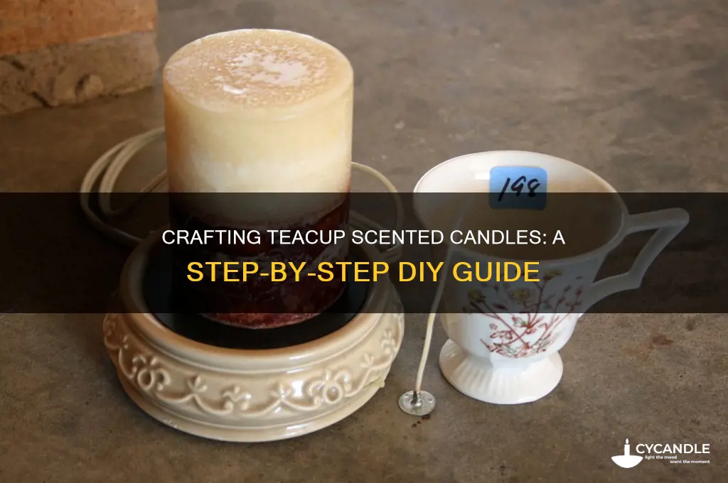 how to make scented candles in a teacup