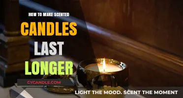 Extend Your Scented Candle's Life: Tips for Longer-Lasting Fragrance