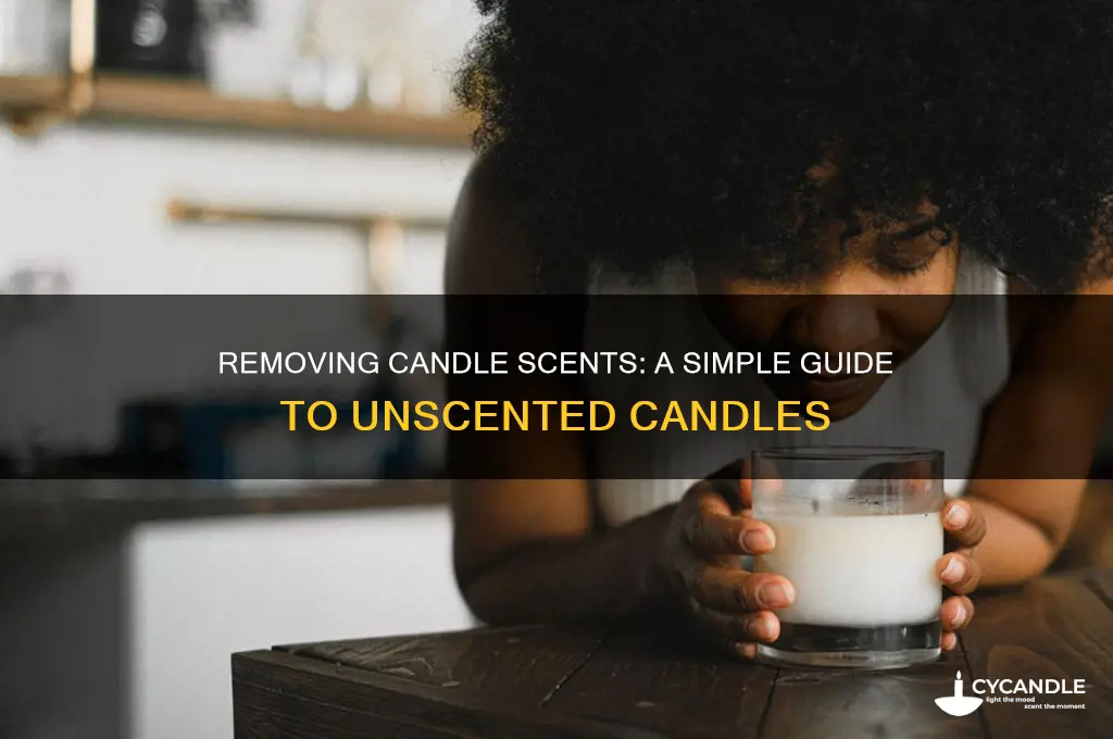 how to make scented candles unscented
