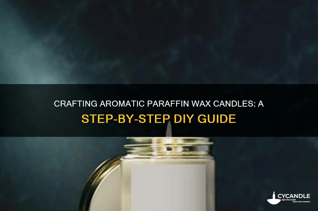 how to make scented candles with paraffin wax