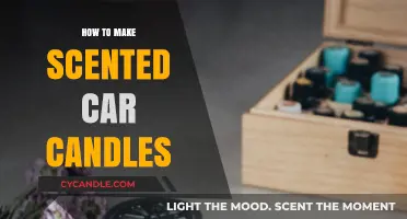 Crafting Aromatic Car Candles: Easy DIY Scented Wax Tutorial