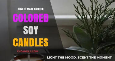 Crafting Vibrant Scented Soy Candles: A Step-by-Step DIY Guide