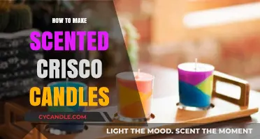Crafting Aromatic Crisco Candles: A Simple DIY Guide