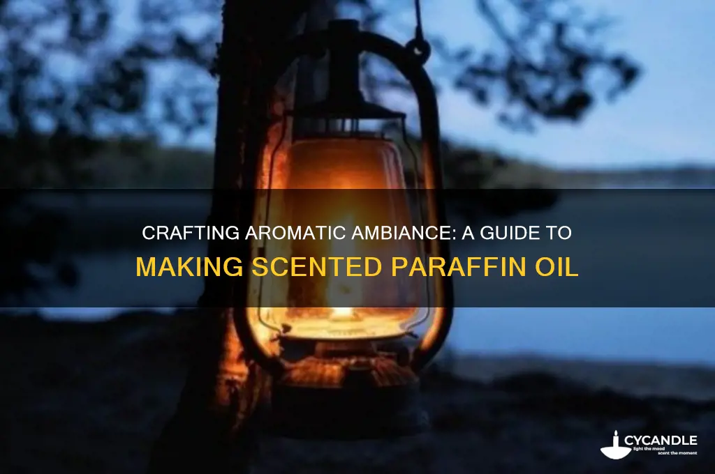 how to make scented paraffin oil