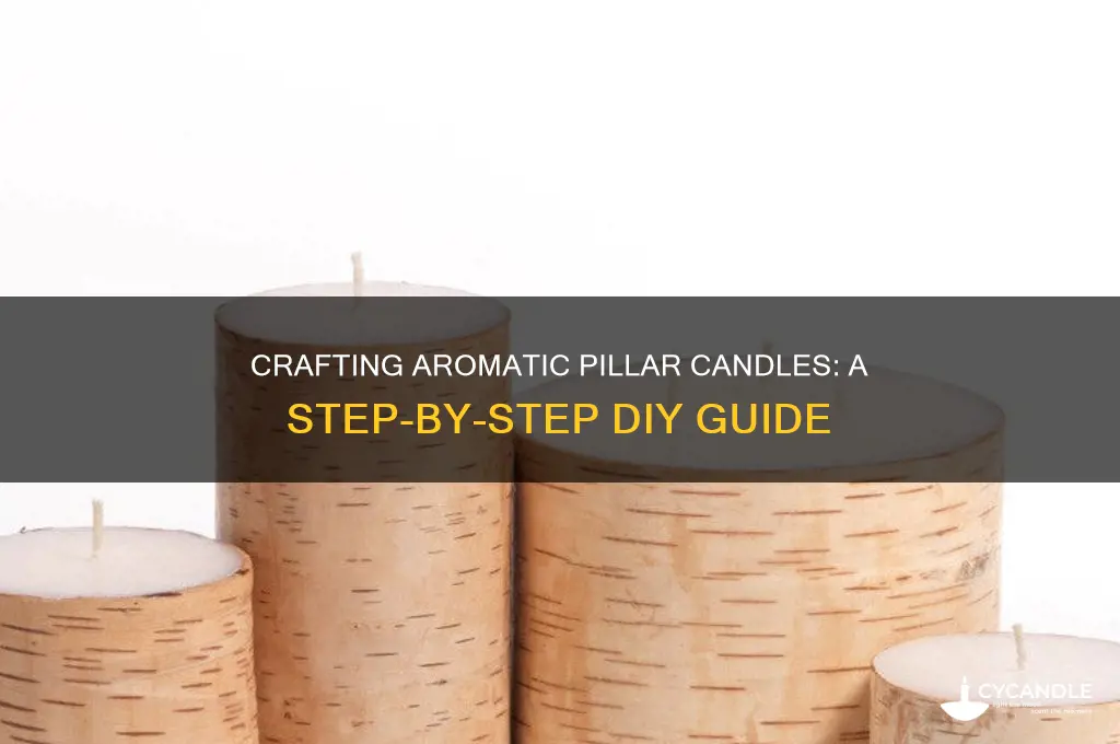how to make scented pillar candles