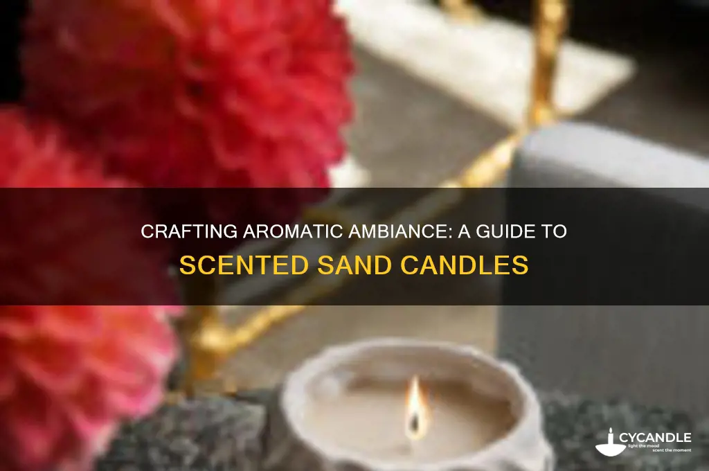 how to make scented sand candles