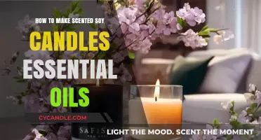 Crafting Aromatic Soy Candles with Essential Oils: A Step-by-Step Guide