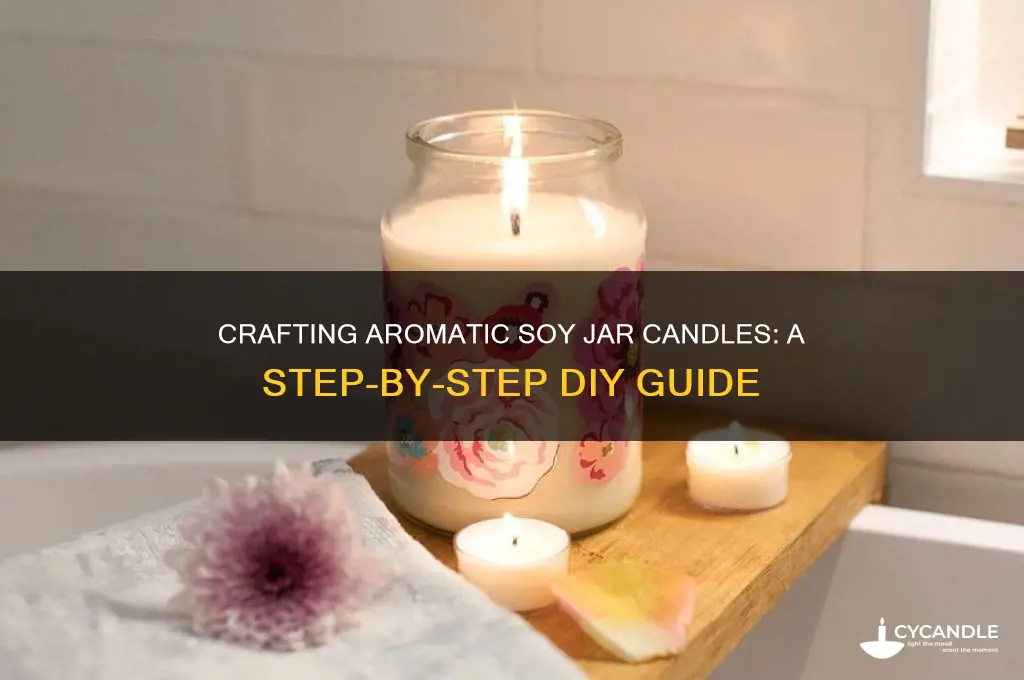 how to make scented soy jar candles