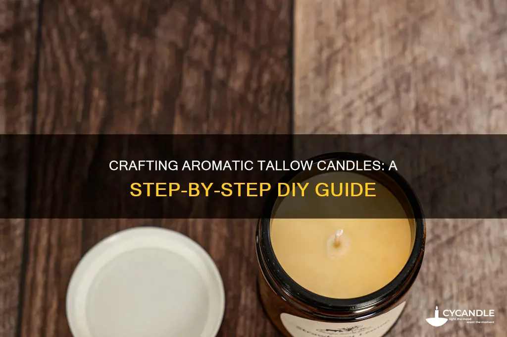 how to make scented tallow candles