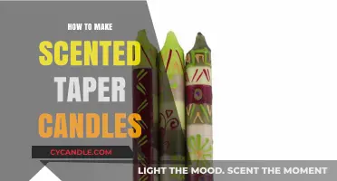 Crafting Aromatic Taper Candles: A Step-by-Step DIY Guide