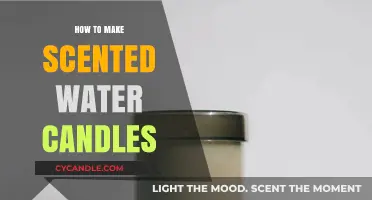 Crafting Aromatic Ambiance: A Guide to Making Scented Water Candles