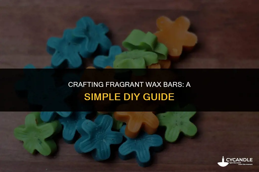 how to make scented wax bars
