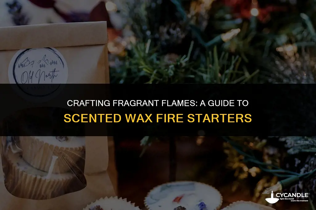 how to make scented wax fire starters