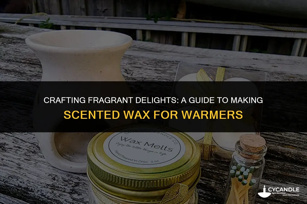 how to make scented wax for warmers