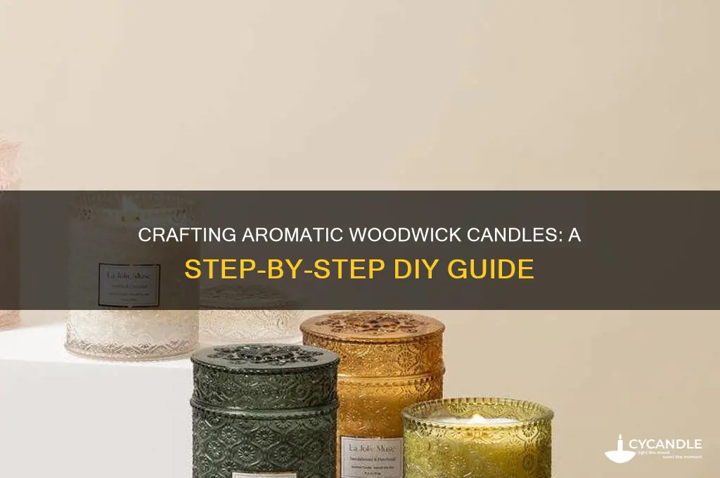 how to make scented woodwick candles