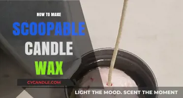Crafting Scoopable Candle Wax: Easy DIY Recipe for Smooth Results