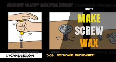 Crafting Homemade Screw Wax: A DIY Guide for Woodworkers