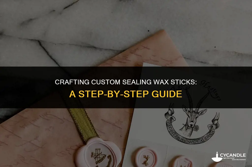 how to make sealing wax sticks