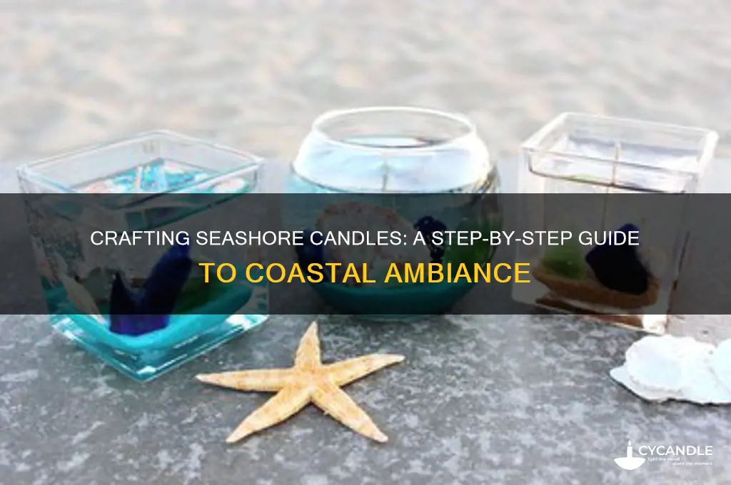 how to make seashore candles