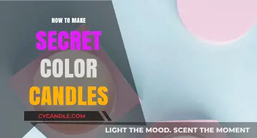 Crafting Secret Color Candles: A Magical DIY Guide for Beginners