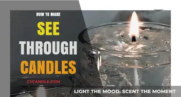 Crafting Transparent Candles: A Step-by-Step Guide to See-Through Wax Art