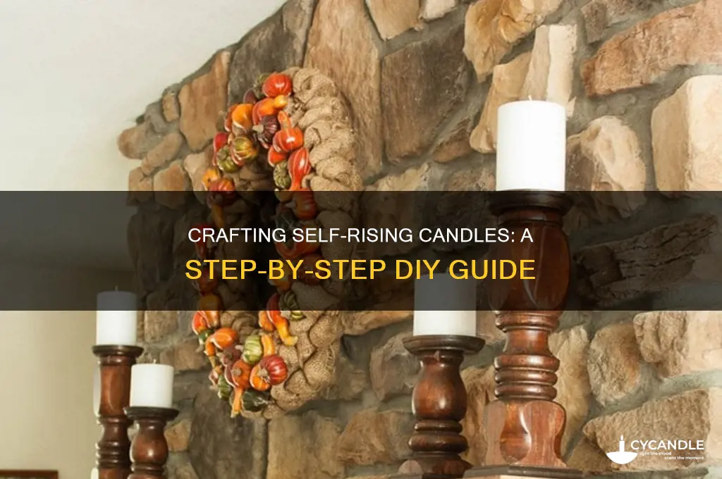 how to make self rising candles