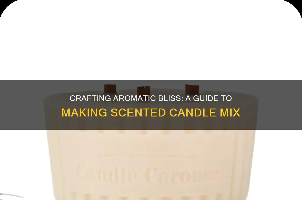 how to make sented candle mix