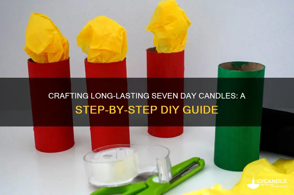 how to make seven day candles