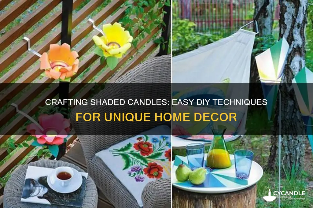 how to make shaded candles