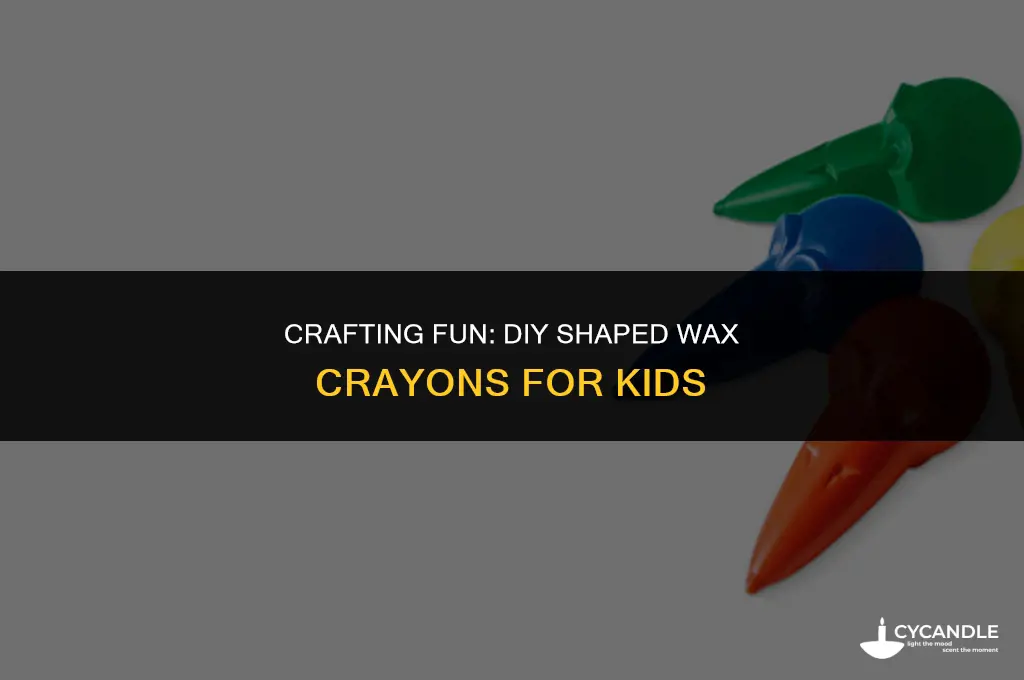 how to make shaped wax crayons