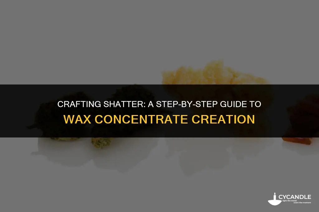 how to make shatter from wax