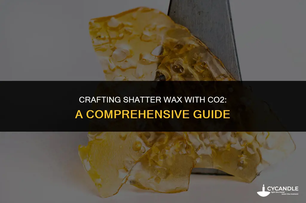 how to make shatter wax with co2