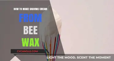 Crafting Natural Shaving Cream: A Simple Beeswax Recipe