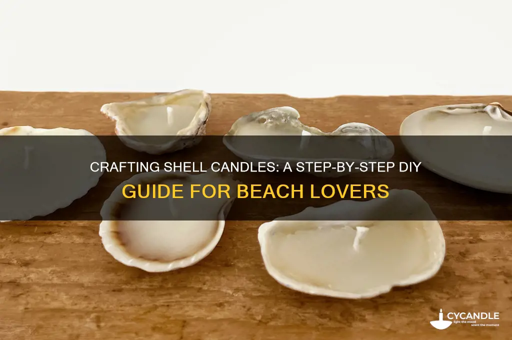 how to make shell candles