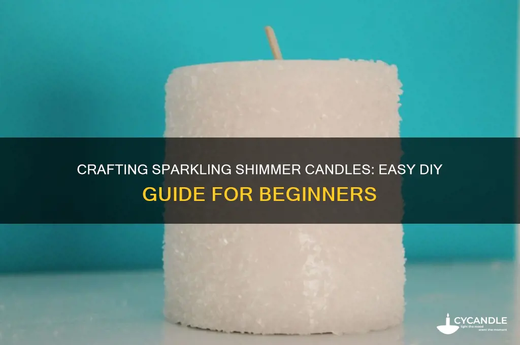 how to make shimmer candles