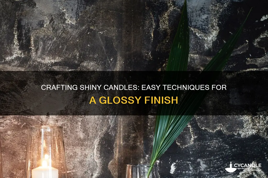 how to make shiny candles
