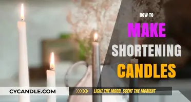 Easy DIY Shortening Candles: A Step-by-Step Guide to Homemade Lighting