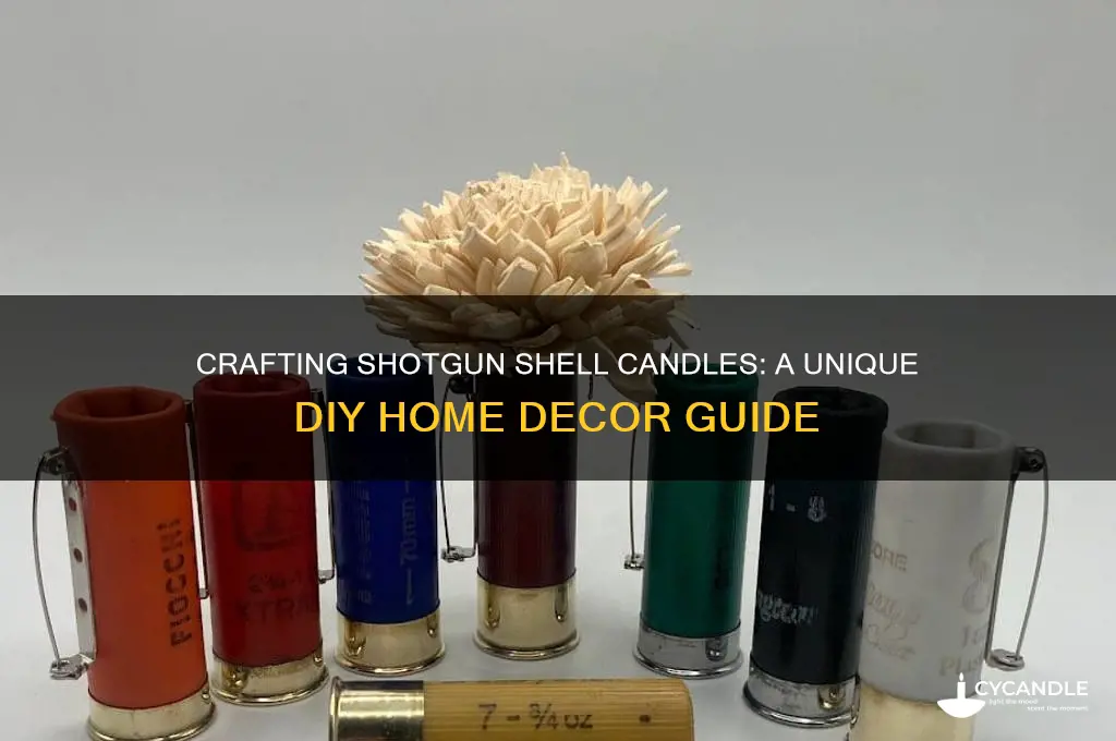 how to make shotgun shell candles