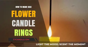 Crafting Elegant Silk Flower Candle Rings: A Step-by-Step DIY Guide