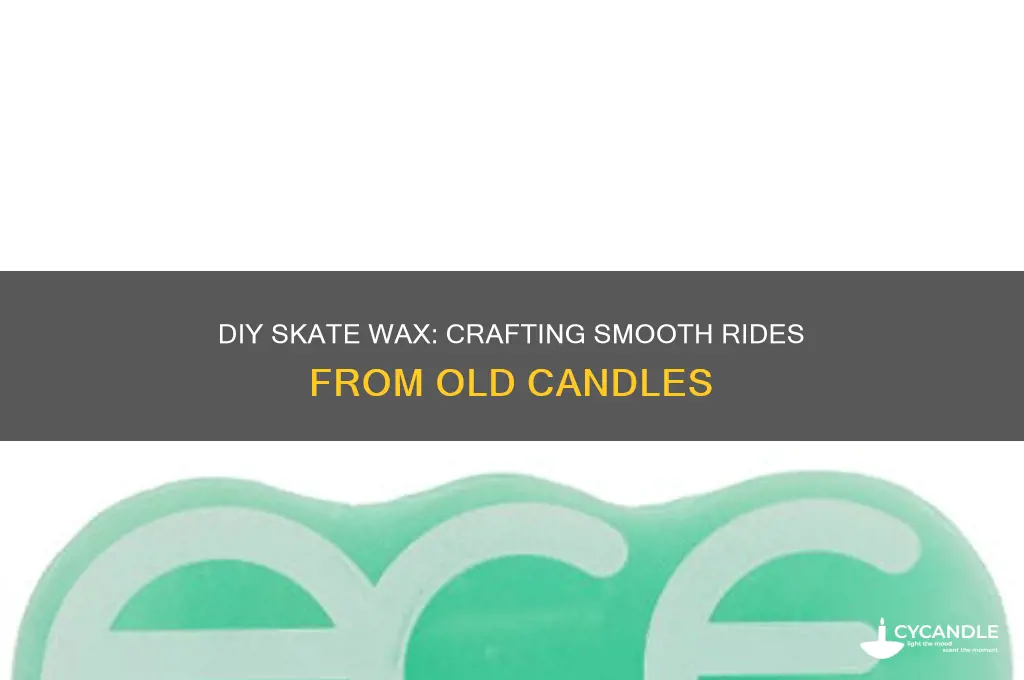 how to make skate wax from candles