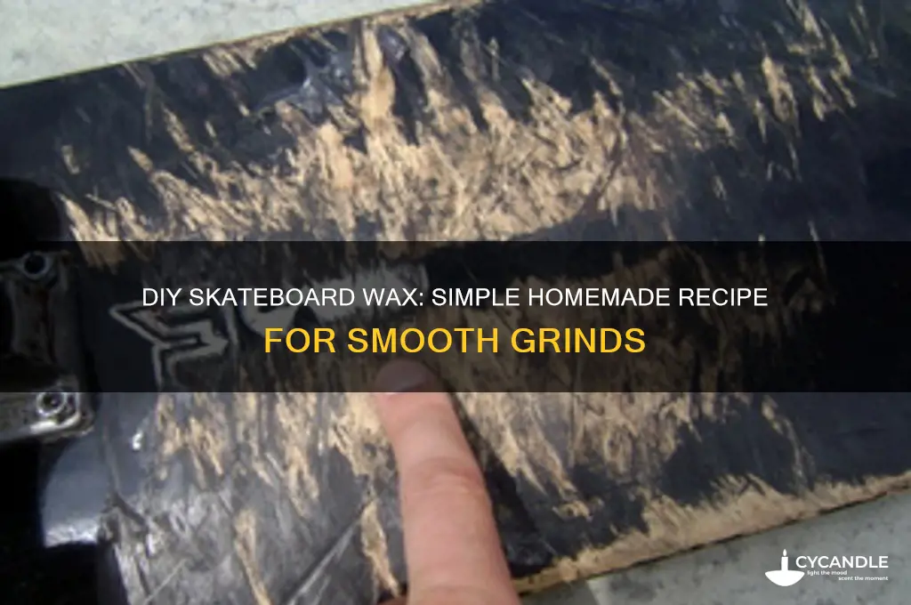 how to make skateboard wax
